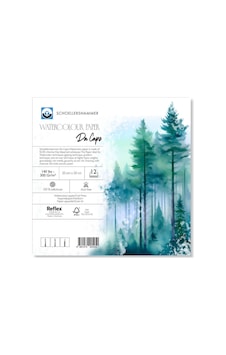 Da Capo Cold Press Suluboya Defteri Blok 300 Gr. 20x20 Cm. 12 Yaprak