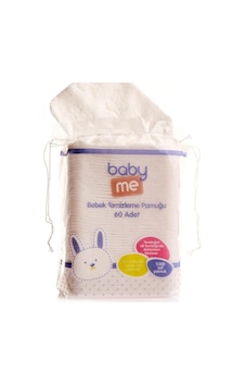 Baby Me Bebek Temizleme Pamuğu 60 Adet Baby Me Bebek Temizleme Pamuğu 60 Adet