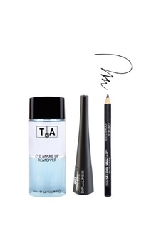 Tca Studio Make Up Tca Studio Make Up 3’lü Makyaj Seti - Göz Makyaj Temizleyicisi 150 ML + Eyeliner + Dipliner Tca Studio Make Up Tca Studio Make Up 3’lü Makyaj Seti - Göz Makyaj Temizleyicisi 150 ML + Eyeliner + Dipliner