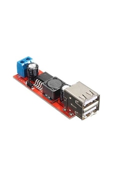 Robodünya-Çift Usb Çıkışlı 9V / 12V / 24V / 36V - 5V Dönüştürücü Dc 3A Robodünya-Çift Usb Çıkışlı 9V / 12V / 24V / 36V - 5V Dönüştürücü Dc 3A