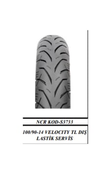 Dış 100 90 14 Velocity Servis Tubeless Dış 100 90 14 Velocity Servis Tubeless