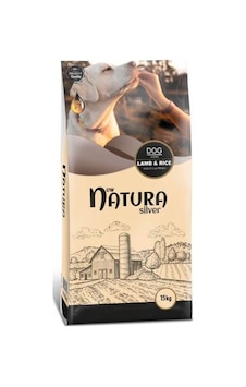 Natura Silver Kuzu Etli Yetişkin Köpek Maması 15 KG