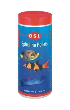 OSI Spirulina Pellets Small 450ml / 210gr. OSI Spirulina Pellets Small 450ml / 210gr.