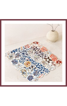 Storeşahin Dikdörtgen Kaydırmaz Su Emici Banyo Paspası 70x34 Cm Shn0720 Çok Renkli Storeşahin Dikdörtgen Kaydırmaz Su Emici Banyo Paspası 70x34 Cm Shn0720 Çok Renkli