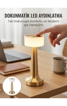 Kablosuz Renkli Masa Ve Gece Lambası Altın Rengi Dokunmatik Led Lamba Yeni Nesil - Lisinya Diğer Kablosuz Renkli Masa Ve Gece Lambası Altın Rengi Dokunmatik Led Lamba Yeni Nesil - Lisinya Diğer