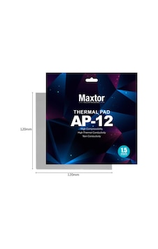 Maxtor 120x120x1.5mm 14.8W/mk silikon Pad CPU/GPU Pad