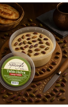 Erdem Sepetçioğlu Antep Fıstıklı Kürek Tahin Helva 700 G Erdem Sepetçioğlu Antep Fıstıklı Kürek Tahin Helva 700 G