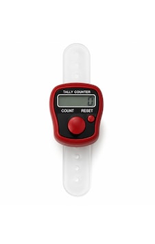 Dijital Parmak Zikirmatik Lcd Ekranlı Elektronik Tespih Sayacı Silikon Bantlı Kırmızı Dijital Parmak Zikirmatik Lcd Ekranlı Elektronik Tespih Sayacı Silikon Bantlı Kırmızı
