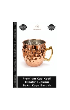 Premium Çay Keyfi Misafir Sunumu Bakır Kupa Bardak Premium Çay Keyfi Misafir Sunumu Bakır Kupa Bardak