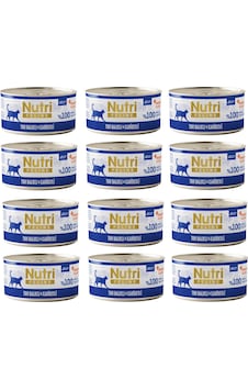 Nutri Feline Ton Balıklı Ve Karidesli Jöleli Tahılsız Yetişkin Kedi Konservesi 70 G X 12 Adet Nutri Feline Ton Balıklı Ve Karidesli Jöleli Tahılsız Yetişkin Kedi Konservesi 70 G X 12 Adet