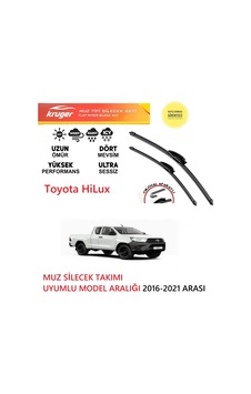 Toyota Hilux 2016-2021 Arası Muz Silecek Silgi Silgeç Araca Özel Aparat . Toyota Hilux 2016-2021 Arası Muz Silecek Silgi Silgeç Araca Özel Aparat .