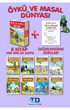 2. Ve 3. Sınıflar Için Öykü Ve Masal Dünyası 8 Kitap Kutulu Set
