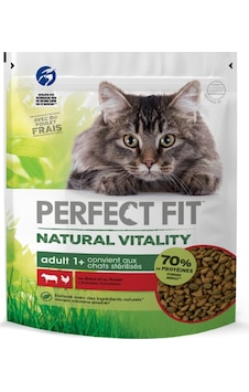 Perfect Fit Natural Vitality Sığırlı Yetişkin Kedi Maması 1 KG Perfect Fit Natural Vitality Sığırlı Yetişkin Kedi Maması 1 KG