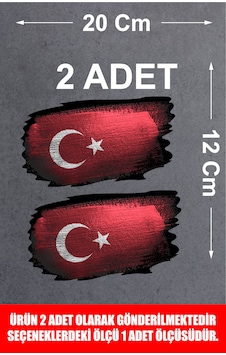 Türk Bayrağı Sticker - Türk - Bayrak - Ay Yıldız Sticker - Araba Oto Motosiklet Karavan Cam Kask Sticker - 01969 20x12 Cm Türk Bayrağı Sticker - Türk - Bayrak - Ay Yıldız Sticker - Araba Oto Motosiklet Karavan Cam Kask Sticker - 01969 20x12 Cm