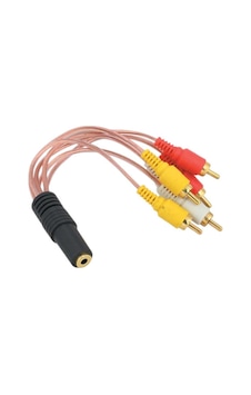 3.5 Mm Stereo Dişi 6 Tos Erkek 5+1 Kablo 3.5 Mm Stereo Dişi 6 Tos Erkek 5+1 Kablo