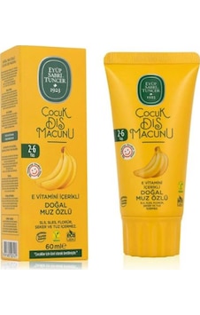 Eyüp Sabri Tuncer Doğal Muz Özlü 2-6 Yaş Çocuk Diş Macunu 60 Ml Eyüp Sabri Tuncer Doğal Muz Özlü 2-6 Yaş Çocuk Diş Macunu 60 Ml