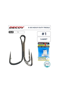 Decoy Y-s81 Heavy Duty Treble Üçlü İğne Tın 1 5 Adet Decoy Y-s81 Heavy Duty Treble Üçlü İğne Tın 1 5 Adet