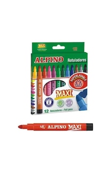 Alpino Maxi 12'Li Kalın Uçlu Keçeli Kalem 6 Mm Ar000006 Alpino Maxi 12'Li Kalın Uçlu Keçeli Kalem 6 Mm Ar000006