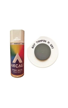 Akçalı Sprey Boya 400 Ml 607 Tampon Açık Gri