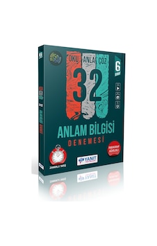 6. Sınıf Anlam Bilgisi Yanıt 32 Deneme - Yanıt Yayınları 6. Sınıf Anlam Bilgisi Yanıt 32 Deneme - Yanıt Yayınları