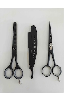 Smp Berber Makası 6 Inç Kuaförlerin Salon Profesyonel 3lü Set Jilet Ağız Smp Berber Makası 6 Inç Kuaförlerin Salon Profesyonel 3lü Set Jilet Ağız