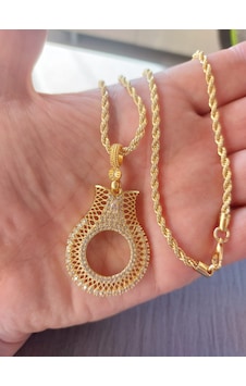 Çeyrek Gram Uyumlu 22ayar Altın Kaplama Kolye 60cm 3mm Altın Çeyrek Gram Uyumlu 22ayar Altın Kaplama Kolye 60cm 3mm Altın