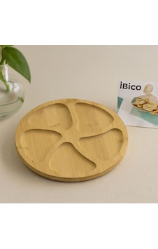Bambu 5 Bölmeli Yuvarlak Servis Tepsisi 20 X 1.4 Cm Açık Mavi Bambu 5 Bölmeli Yuvarlak Servis Tepsisi 20 X 1.4 Cm Açık Mavi