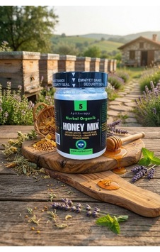 Nurbal Şifa Merkezi Honey Mix 5 Organik Arısütü Polen Propolis Perga Bal 400 G Nurbal Şifa Merkezi Honey Mix 5 Organik Arısütü Polen Propolis Perga Bal 400 G