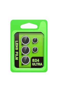Bşkvirgo Samsung Galaxy S24 Ultra Uyumlu Raze Metal Kamera Lens - Gümüş Bsk2026
