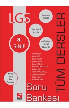 Medyan Yayınları 8. Sınıf Lgs Tüm Dersler Soru Bankası