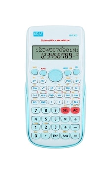 Kraf Bilimsel Fonksiyonlu Hesap Makinesi Hm-300 Açık Mavi Kraf Bilimsel Fonksiyonlu Hesap Makinesi Hm-300 Açık Mavi