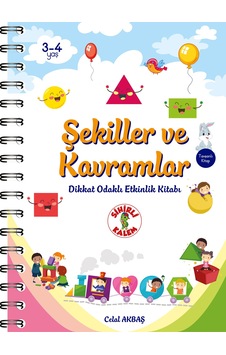 Şekiller ve Kavramlar - Dikkat Odaklı Etkinlik Kitabı