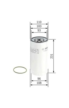 Bosch F026402038 Yakit Filtresi 0001442310 0112142450 0112142463