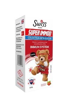 Swiss Bork Super Immoo Colostrum-Beta Glucan Içeren Şurup 150 ML
