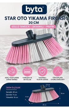 Star 20 Cm Oto Yıkama Fırçası Çizmez Yumuşak Kıllı Araç Temizlik Fırçası Sapsız 1 Adet Karışık Renklerde Gönderilir Star 20 Cm Oto Yıkama Fırçası Çizmez Yumuşak Kıllı Araç Temizlik Fırçası Sapsız 1 Adet Karışık Renklerde Gönderilir