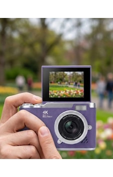 48 Mp Dijital Fotoğraf Makinesi 4k Video Flip Ekranlı Kompakt 48 Mp Dijital Fotoğraf Makinesi 4k Video Flip Ekranlı Kompakt