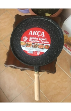 Döküm Granit Gözleme Tavası Katmer Tavası Krep Tavası 36 Cm Büyük