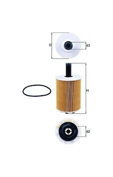 Mahle Ox188d Yag Filtresi 0172777 045115389 045115389c
