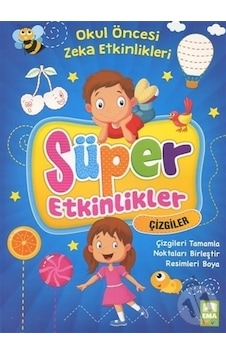 Ema Kitap Süper Etkinlikler Çizgiler Ema Kitap Süper Etkinlikler Çizgiler
