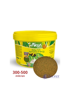 Artakua Sarımsaklı Spirulinalı Yavru Balık Yemi 3 KG Kova Artakua Sarımsaklı Spirulinalı Yavru Balık Yemi 3 KG Kova
