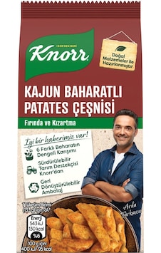 Knorr Kajun Baharatlı Patates Çeşnisi 8 x 60 G Knorr Kajun Baharatlı Patates Çeşnisi 8 x 60 G