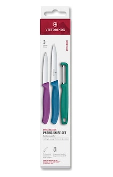 Victorinox Üçlü Bıçak Soyacak Seti 6.7116.33c1 Renkli Kırmızı Victorinox Üçlü Bıçak Soyacak Seti 6.7116.33c1 Renkli Kırmızı