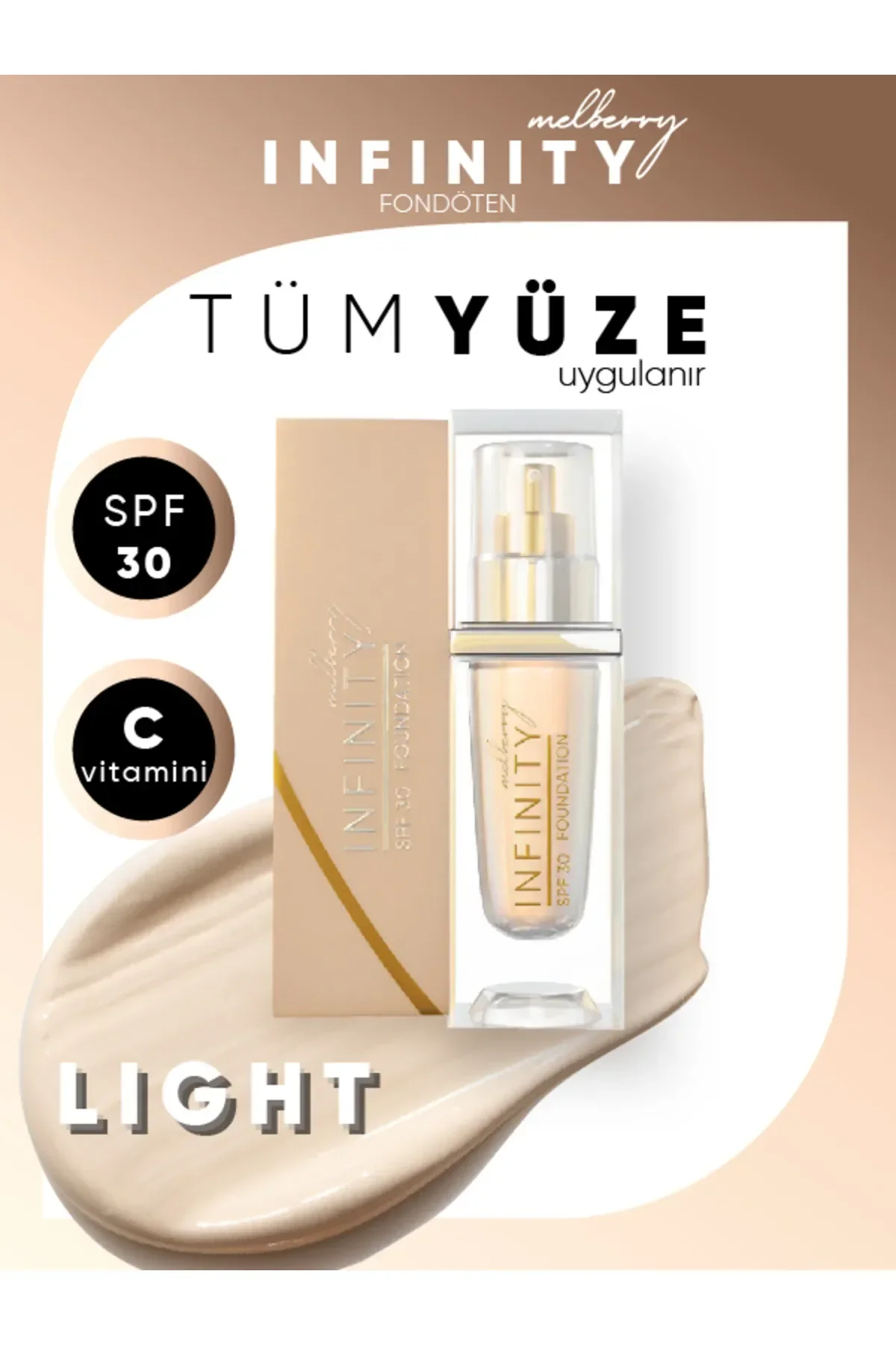 Infinity Fondöten Light Büyük Boy 40 Ml Foundation 01 Light Infinity Fondöten Light Büyük Boy 40 Ml Foundation 01 Light