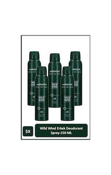Wild Wind Deodorant Sprey Erkek Pudrasız 5 150 Ml Wild Wind Deodorant Sprey Erkek Pudrasız 5 150 Ml