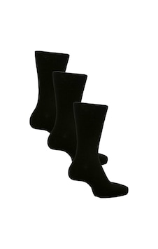Bgk Unisex 3 Çift Şeker Çorap Siyah Bgk Unisex 3 Çift Şeker Çorap Siyah