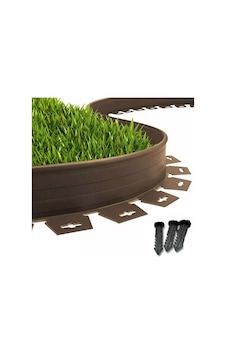 Hd Gurup Çim Ayırıcı Esnek Plastik Çim Sınırlayıcı Bordür Taş Toprak Ayıracı Kahverengi Hd Gurup Çim Ayırıcı Esnek Plastik Çim Sınırlayıcı Bordür Taş Toprak Ayıracı Kahverengi