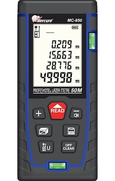 Mercure MC-850 Profesyonel Lazer Metre 50 Metre