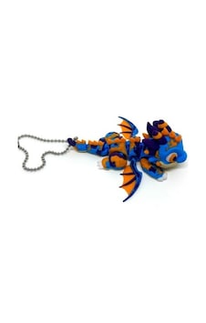 Hareketli Mavi Ejderha Figürü - Çok Renkli 3d Baskı Eklemli Stres Oyuncağı - Dragon Anahtarlık Hareketli Mavi Ejderha Figürü - Çok Renkli 3d Baskı Eklemli Stres Oyuncağı - Dragon Anahtarlık