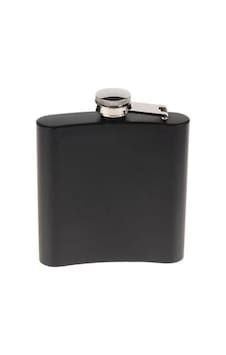 Siyah 9 Oz çelik Cep İçki Kanyak Matarası Siyah 9 Oz çelik Cep İçki Kanyak Matarası