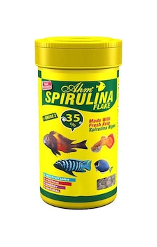 Ahm Spirulina Flake Bitkisel Ciklet Pul Balık Yemi 250 ML Ahm Spirulina Flake Bitkisel Ciklet Pul Balık Yemi 250 ML